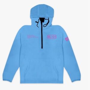 NWT Baseball Lifestyle BL101 Ghost Windbreaker Youth XL Cotton Candy Blue